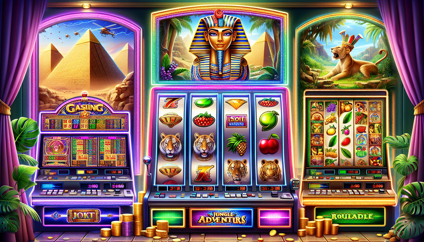 Tragamonedas egipcia, de selva y de frutas entre las mejores slots de bet365