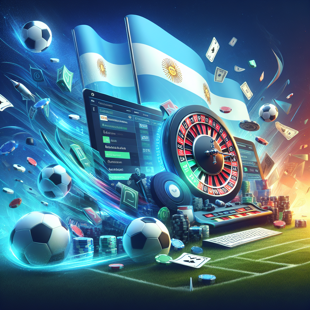 Banner ilustrando apuestas deportivas y casino online de bet365 en Argentina